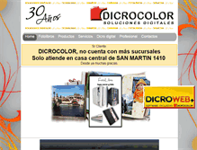 Tablet Screenshot of dicrocolor.com.ar